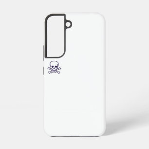 Skull n Bones white Samsung S22 phone case