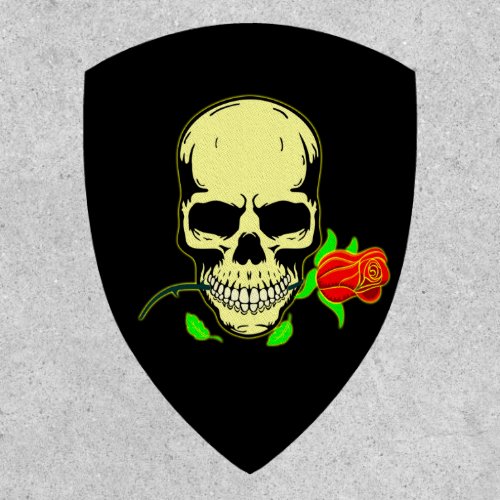 Skull N Roses 3D Patch