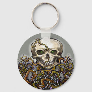 Skull-n-Thorns Keychain
