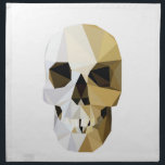 skull napkin<br><div class="desc">Geometric human skull</div>