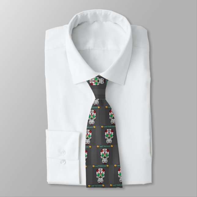 Skull Neck Tie (Tied)