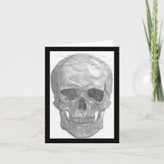 Skull notecard