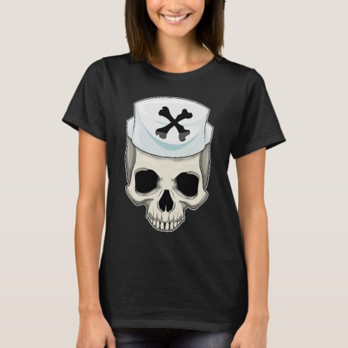 Skull Nurse T_Shirt