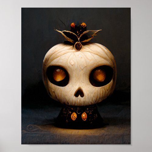 Skull of Cute Terror Poster