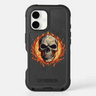 Skull of Fire iPhone 16 Case