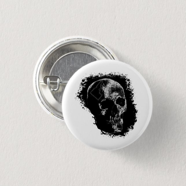 SKULL OF IDAHO BUTTON (Front & Back)