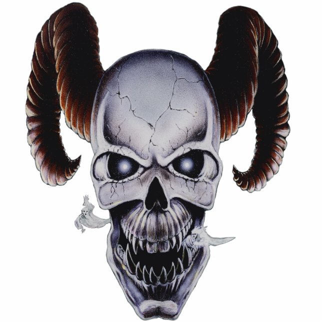 Skull Of Souls Sculpture Keychain (Front)