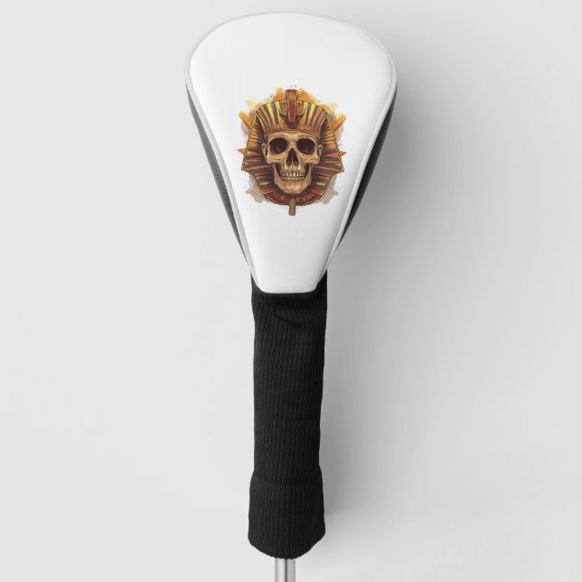 Skull of the Pharaoh Golf Head Cover (Front)