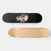 skull paint skateboard deck (Horz)