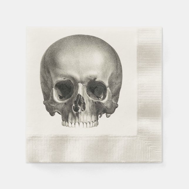 Skull Paper Napkin (Front)
