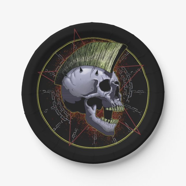 Skull Paper Plates (Front)