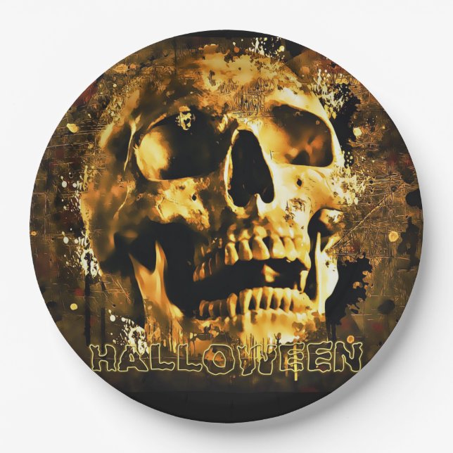 Skull Paper Plates (Front)