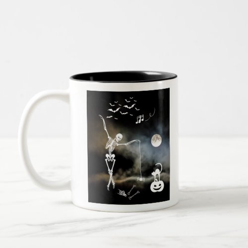 skull PARTY Two_Tone Coffee Mug