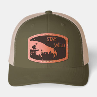 Skull patch hat