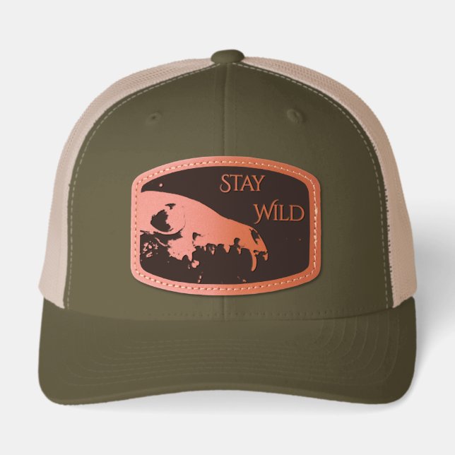 Skull patch hat (Front)