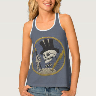 Skull Patch/Ride Like Hell Tank Top