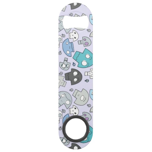 Skull Pattern Bar Key (Front)