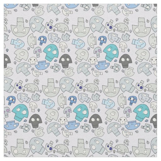 Skull Pattern Fabric
