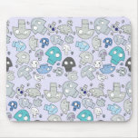 Skull Pattern Mouse Pad
