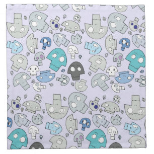 Skull Pattern Napkin
