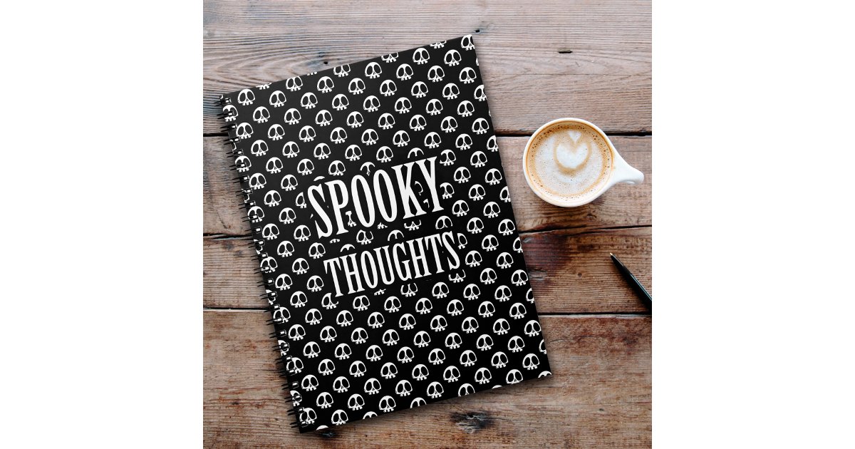 Skull Pattern Notebooks | Zazzle