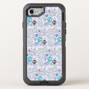 Skull Pattern OtterBox Defender iPhone SE/8/7 Case