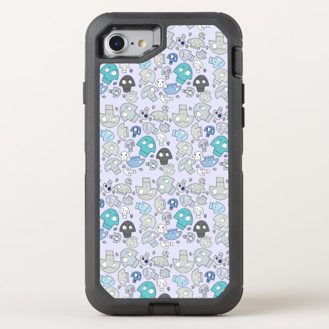 Skull Pattern Otterbox iPhone Case (Back)