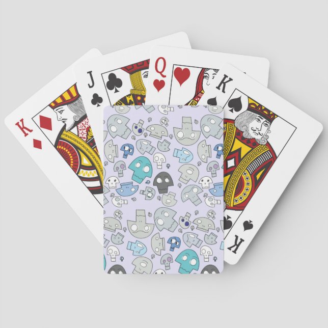 Skull Pattern Poker Cards (Back)