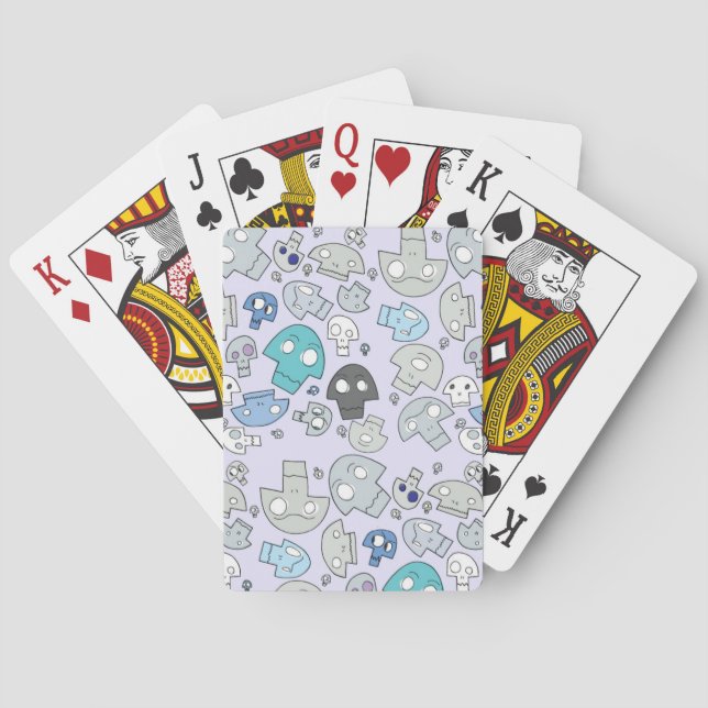 Skull Pattern Poker Cards (Back)