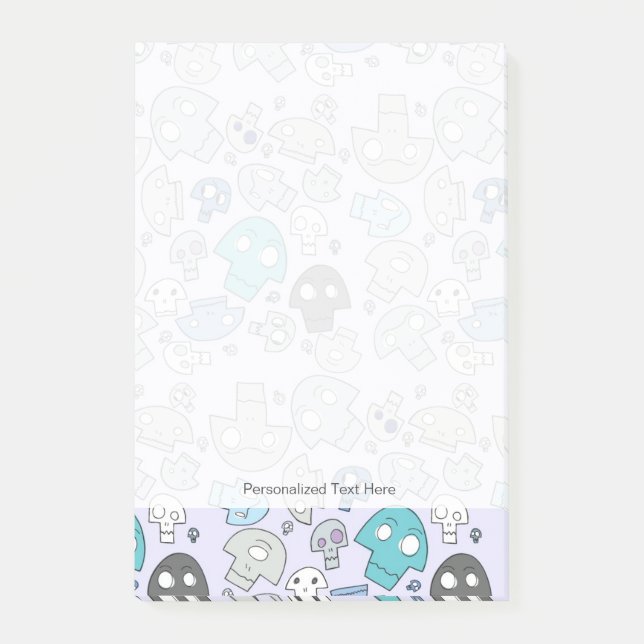 Skull Pattern Post-it Notes (Front)