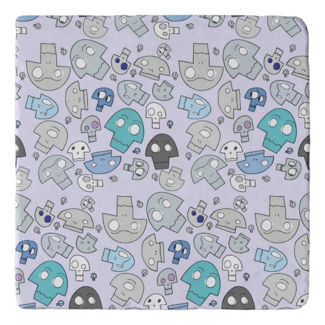 Skull Pattern Trivet (Front)
