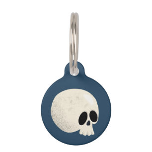 Skull Pet ID Tag