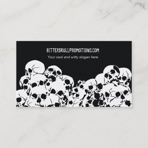 Skull Pile Business Cards