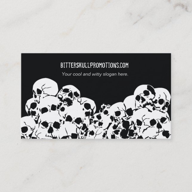 Skull Pile Business Cards (Front)