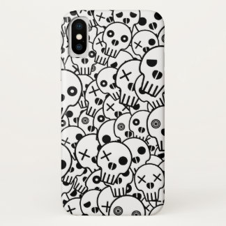 Skull Pile iPhone X Case