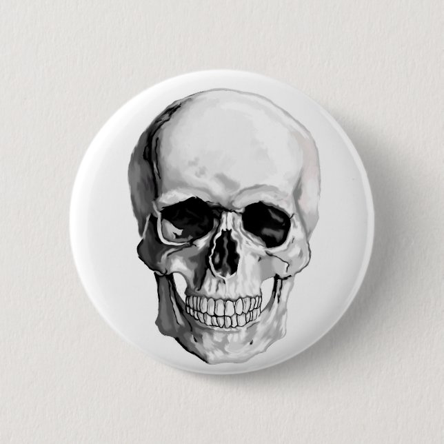 Skull Pinback Button (Front)