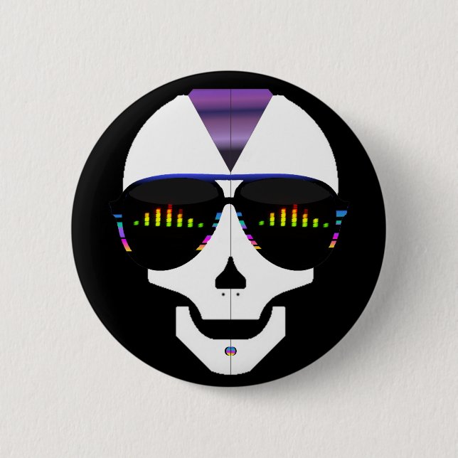 Skull Pinback Button (Front)