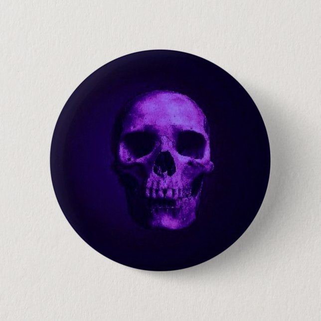 Skull Pinback Button (Front)