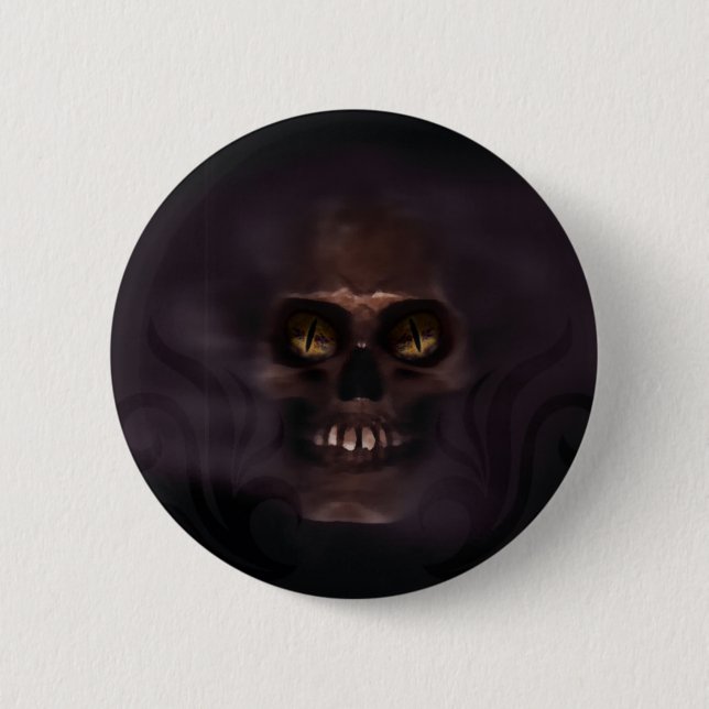 Skull Pinback Button (Front)