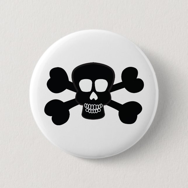 Skull Pinback Button (Front)