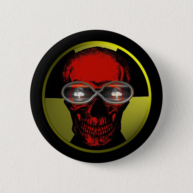 Skull Pinback Button (Front)