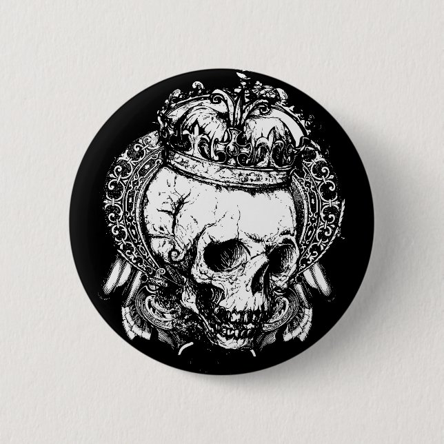 Skull Pinback Button (Front)