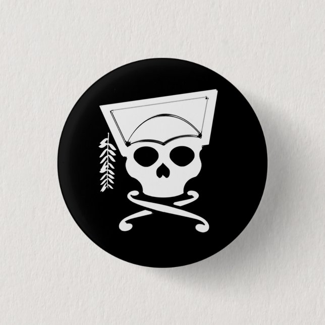 Skull Pinback Button (Front)