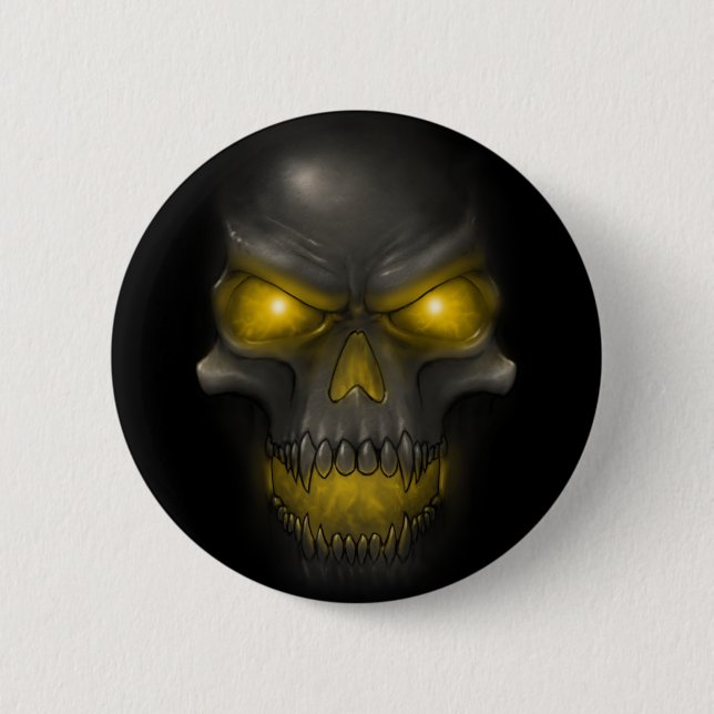 Skull Pinback Button (Front)
