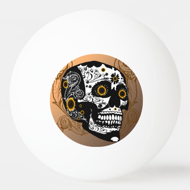 Skull Ping Pong Ball (Back)
