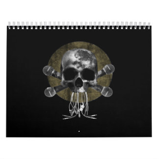 skull pirate calendar