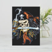 Skull Pirate with Sword and Hook by Al Rio (Standing Front)