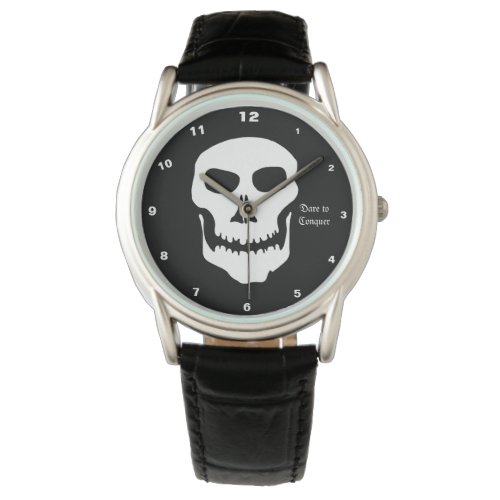 Skull  Pirates Flag fashion Watch Dare 2 conquer