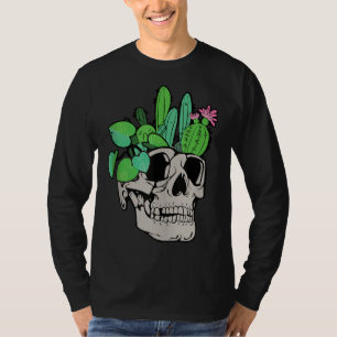 Skull Plant Cute Garden Doll Planters Funny Garden T-Shirt