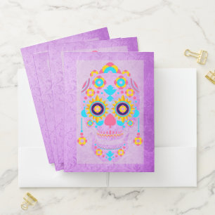 Skull Pocket Folder